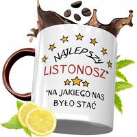 Kubek Bordowy Dla Listonosza Na Urodziny Prezent Z Nadrukiem Ze Zdjęciem