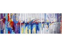 30 90CM OBRAZ 3 ELEM ABSTRAKCYJNY WODOSPAD ŚCIENNY PŁOTNO DRUK