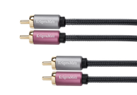KM0306 Kabel 2RCA-2RCA 3.0m Kruger&Matz