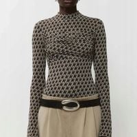 AVAVAV Long sleeve wrap bandeau top S