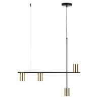 Mosiężna lampa wisząca Vendo 33690 Sigma metalowa reflektory złota czarna