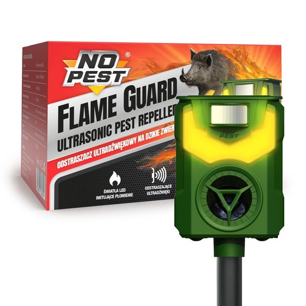 ULTRADŹWIĘKOWY ODSTRASZACZ PSÓW KOTÓW KUN LISÓW DZIKÓW SAREN JELENI NO PEST zdjęcie 1