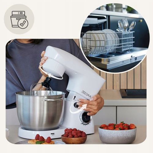 BIAŁY ROBOT PLANETARNY KUCHENNY 15W1 WIELOFUNKCYJNY 5,2L BIAŁY 10 TRYBÓW na Arena.pl