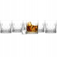 Szklanki niskie GLASMARK zestaw 6szt szlifowane drink whisky 280ml