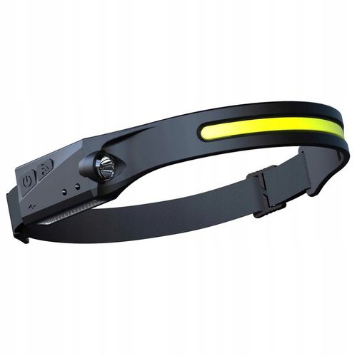 MOCNA LATARKA CZOŁOWA LED REFLEKTOR NA GŁOWĘ COB CZOŁÓWKA na Arena.pl