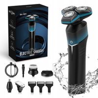 GOLARKA MĘSKA MASZYNKA DO GOLENIA TRYMER DO NOSA 5W1 Z OŚWIETLENIEM LED