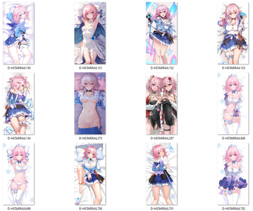 Dakimakura Honkai: Star Rail - March 7th & Evernight DO WYBORU 90x45 na Arena.pl