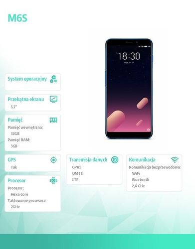 M6S 3/32 GB niebieski na Arena.pl