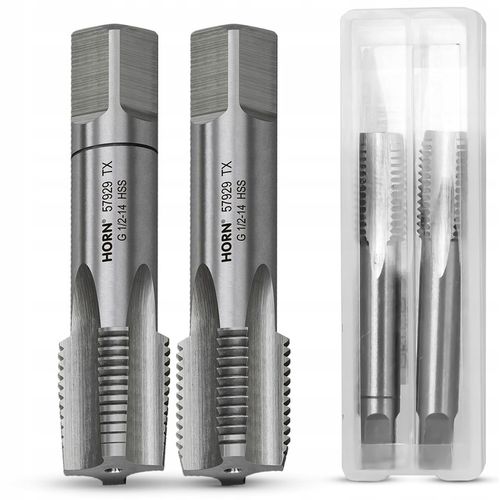 GWINTOWNIKI 1/2 CALA - 14 CALOWE do RUR GWINTOWNIK zestaw 2szt HSS DIN5157 na Arena.pl