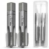 GWINTOWNIKI 1/2 CALA - 14 CALOWE do RUR GWINTOWNIK zestaw 2szt HSS DIN5157