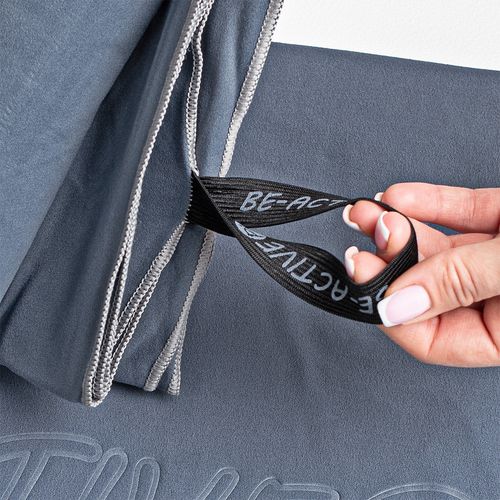 Ręcznik Szybkoschnący Z Mikrofibry 180X100 Szary na Arena.pl