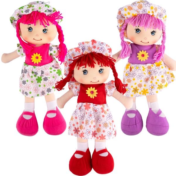 Lalka Szmaciana Pippi 42 cm zdjęcie 1
