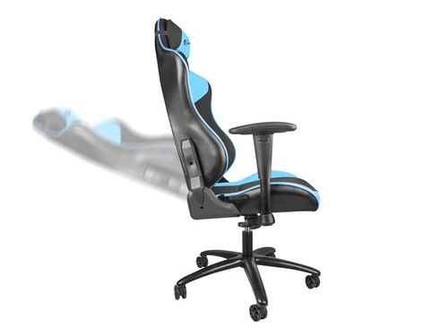 FOTEL DLA GRACZA GENESIS SX77 BLACK BLUE na Arena.pl