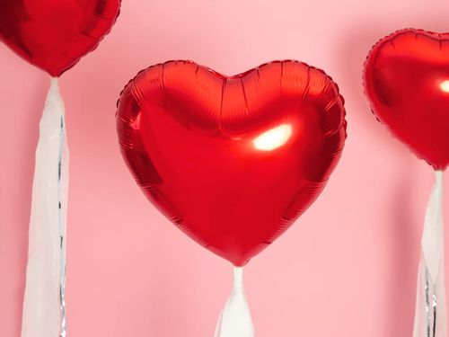 Balon foliowy serce czerwony, 45 cm na Arena.pl
