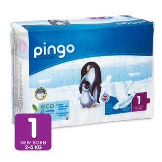 Pieluszki Pingo Ultra Soft 1 New Born 2-5kg 27szt.