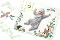 2X Baby Ono kocyk fotograficzny las zajączek Prezent