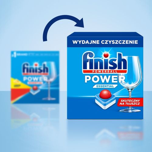 Finish Power Essential Tabletki do Zmywarki Naczyń Lemon Cytryna 80 sztuk na Arena.pl