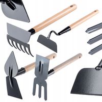 Zestaw Narzędzi Ogrodowych motyczka Ogrodowa Grabki Pazurki Do Ogrodu KADAX