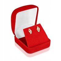 ZŁOTE KOLCZYKI Z CYRKONIAMI ZŁOTO 585 14K 285-1