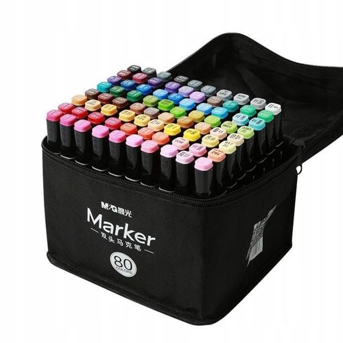 Marker artystyczny alkoholowy dwustronny 80k na Arena.pl