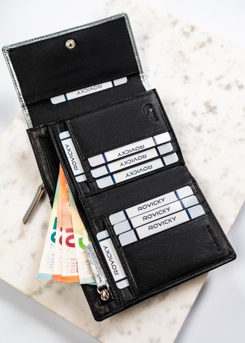 portfel damski sk. rv-3412-sla-4903 silver-black na Arena.pl