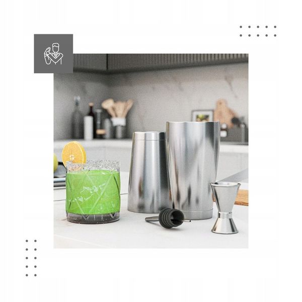 Zestaw barmański do drinków SHAKER Mark Adler Shake 3.0 STAL NIERDZEWNA zdjęcie 1