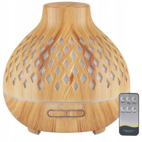 Aroma dyfuzor nawilżacz powietrza light wood 400 ml + timer na Arena.pl