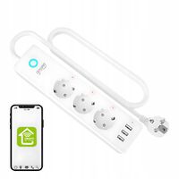 Inteligentna Listwa Zasilająca Wifi Gosund P1 Plus 3x Ac 3x Usb-a Tuya 1,5m