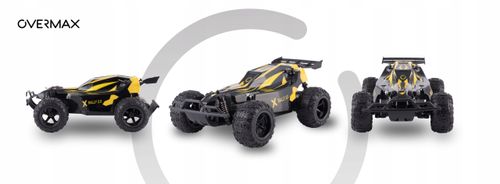 Samochód Zdalnie Sterowany Rc Overmax Rally 20Km/H Dwa Akumulatory na Arena.pl