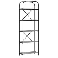 Półka na książki Szary dąb sonoma 60 x 30 x 183 cm