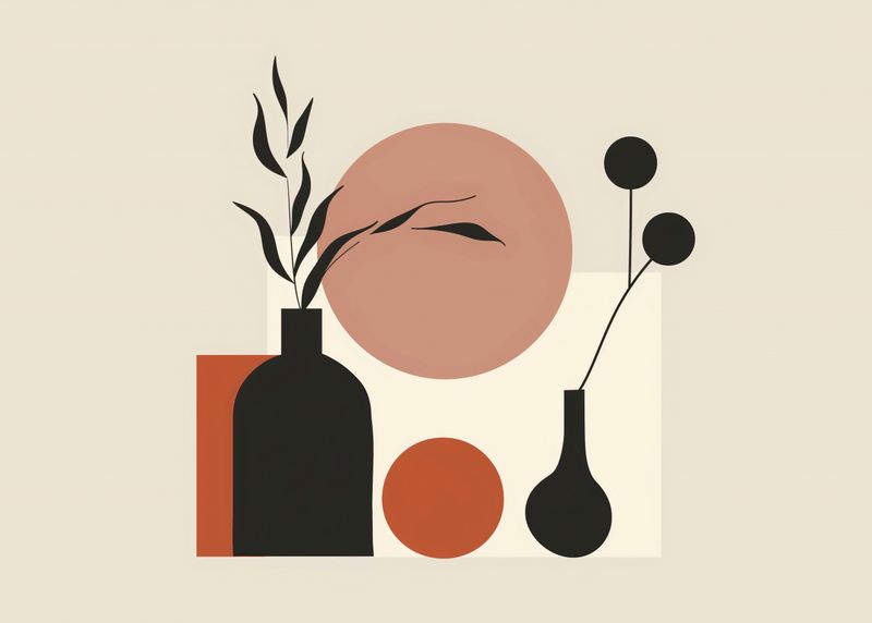 Plakat 70x50cm Stół Roślin zdjęcie 1