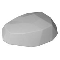 Solarna lampa stojąca Diamond ES-ST013 Step LED 5W RGBW IP54 bryła biała