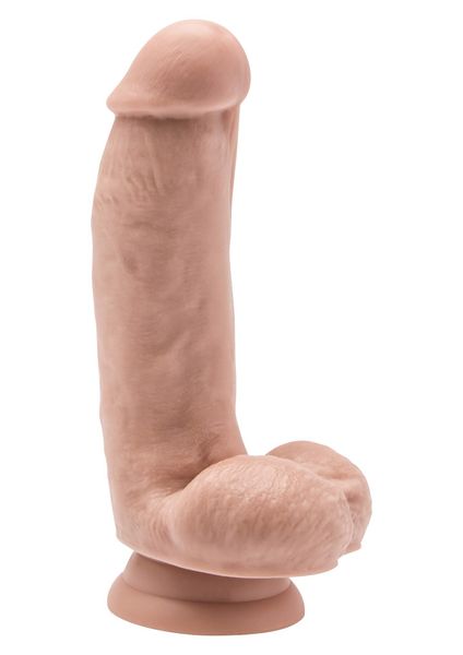 Dildo 6 Inch With Balls Light Skin Tone zdjęcie 1