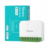 2X SONOFF MINI-2GS Matter Dwukanałowy Przełącznik WiFi 16A Apple Google Hom