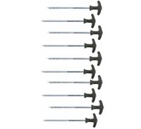 Śledzie Szpiki do Namiotu Parasola 10szt pokrowiec