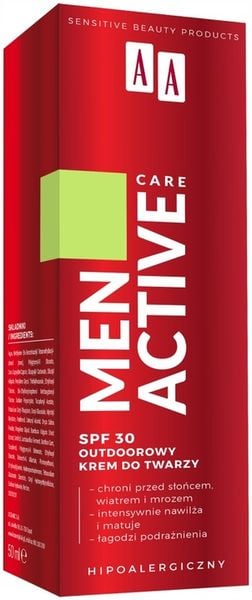 AA MEN Active Care SPF30 Krem do twarzy męski 50ml zdjęcie 2