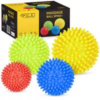 PIŁECZKI Z KOLCAMI DO MASAŻU REHABILITACJI PIŁKI SENSORYCZNE ZETSTAW