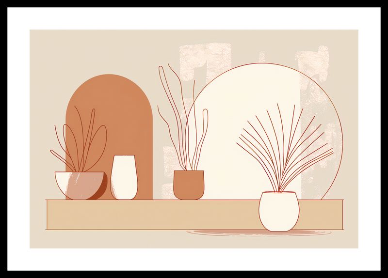 Plakat 45x30cm Widok Roślin zdjęcie 3