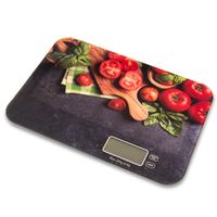 Waga Kuchenna Szklana Elektroniczna Płaska 20 Kg Precyzyjna LCD do Żywności