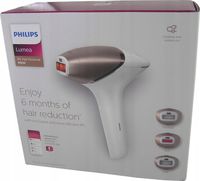 DEPILATOR PHILIPS LUMEA PRESTIGE IPL BRI955/00 3 NASADKI ZŁOTO-BIAŁY