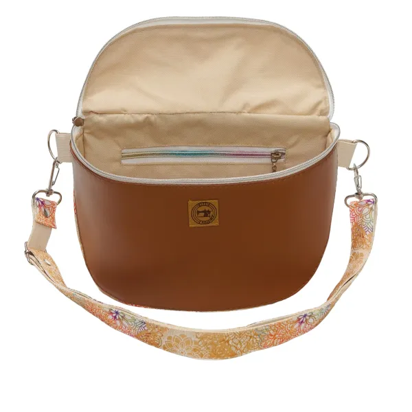 Torbo-Nerka - Brązowa i Mandale Na Białym zdjęcie 2