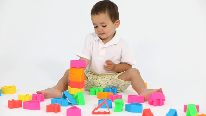 Dena : Klocki Kid + House BLUE zdjęcie 2