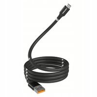 KABEL USB TYP-C DENMEN D11T MAGNETYCZNY czarny
