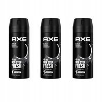 Zestaw AXE Dezodorant dla Mężczyzn Black Spray 150ml x3