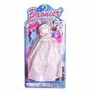 Ubranko dla lalki 2 astd, blister 6629