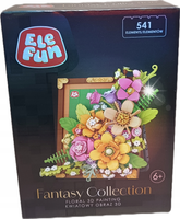 EleFun klocki 541 elementów Fantasy Collection KWIATOWY OBRAZ 3D