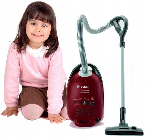 BOSCH ODKURZACZ DLA DZIECI CZERWONY Z DŹWIĘKIEM 30 CM KLEIN na Arena.pl