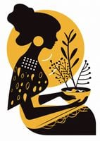 Plakat 64x90cm Kobieta i Natura