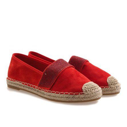 Czerwone espadryle 6548 r.36 na Arena.pl