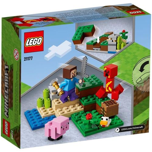 Lego Minecraft Zasadzka Creepera 21177 na Arena.pl